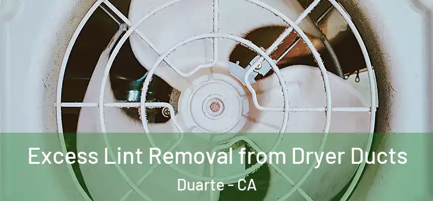  Excess Lint Removal from Dryer Ducts Duarte - CA